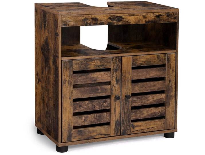 Unterwaschbeckenschrank SONGMICS NAYO Braun