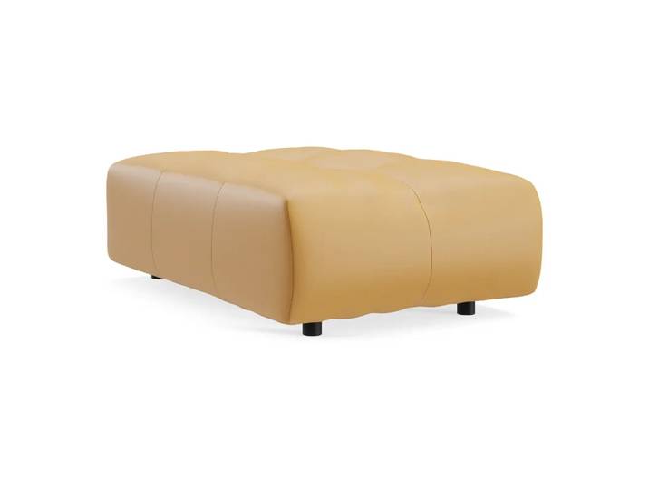 Hocker Pensacola 2.0, Edition, kat. j, mercury curcuma, Leder