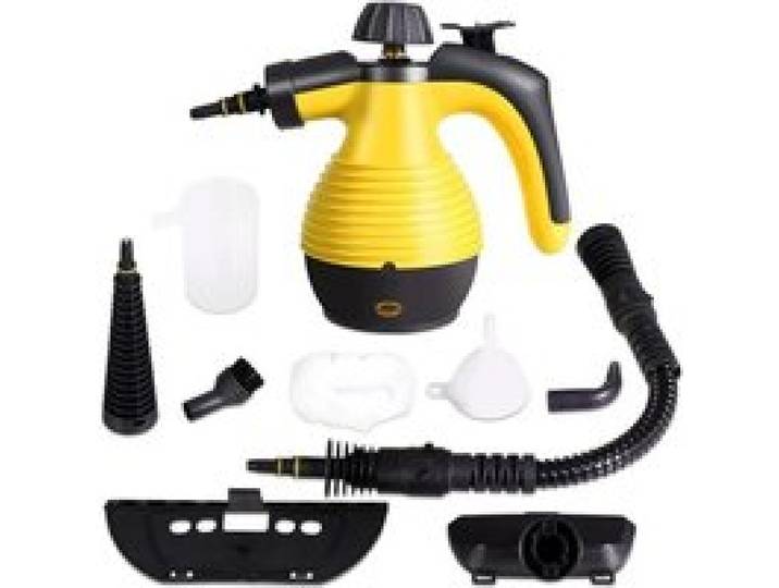 Nettoyeur Vapeur à Main Nettoyeur à Vapeur Portable avec 9 Accessoires pour Enlever des Taches Tapis Rideaux 3 Bar Haute Pr[77]