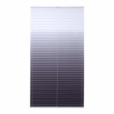Plissee LIEDECO "Farbverlauf" Gr. 4, grau, B:80cm H:130cm, Obermaterial: 100% Polyester, Plissees