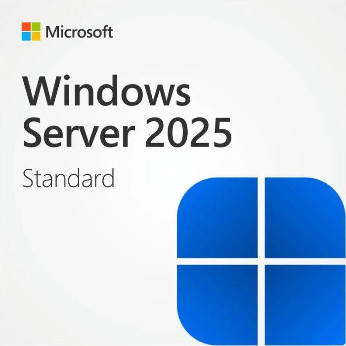Microsoft Windows Server Standard 2025, 64-bit, 16 cores, CZ OEM (inclusief CAL)