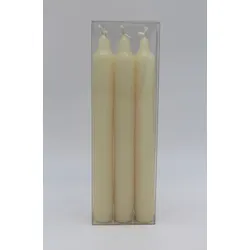 Stabkerze 6tlg. Wachs Gelb Vanille