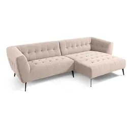 SOMETA Ecksofa Victor Cord Beige