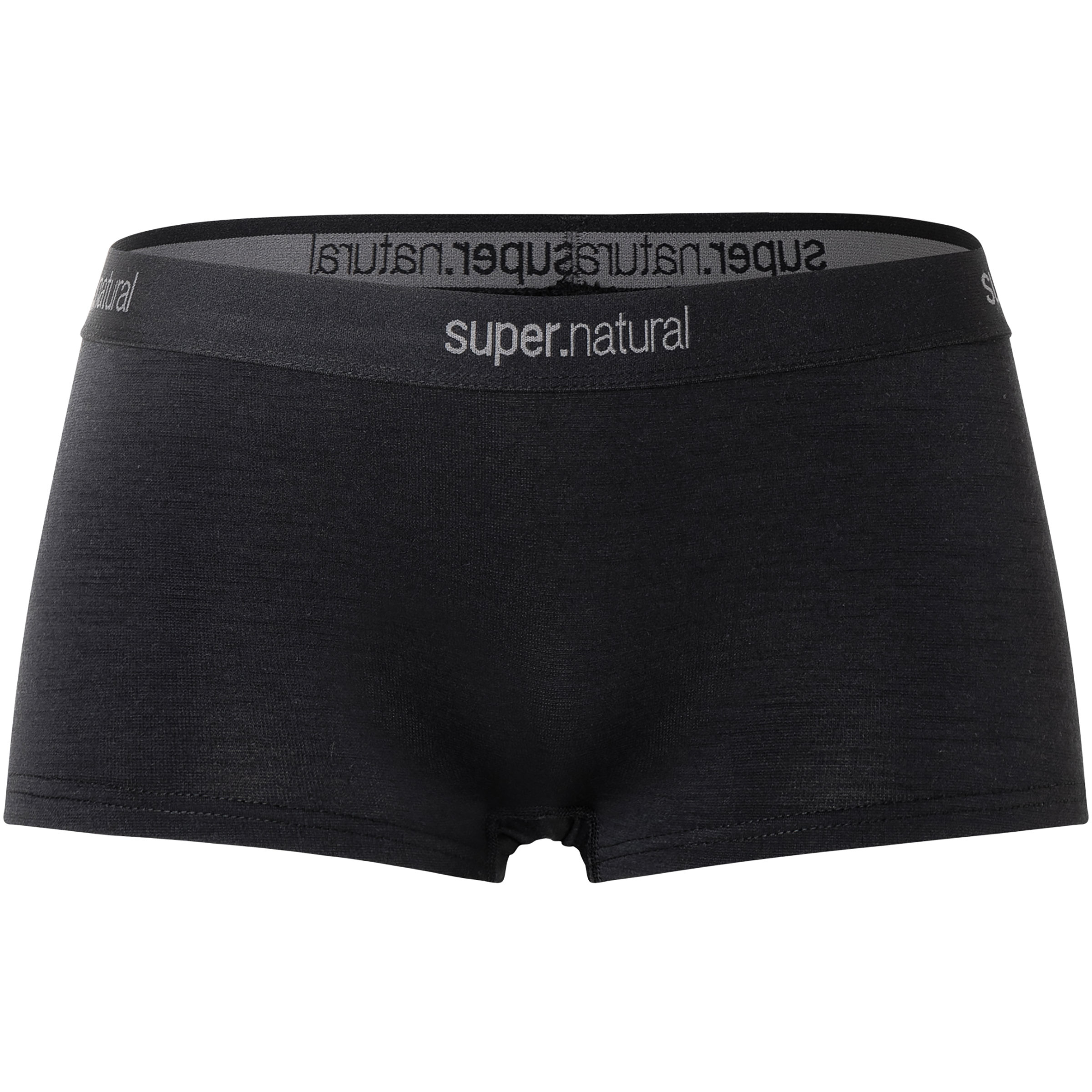 Super.Natural Semplice Damen Kurze Unterhose schwarz Größe S Hautfreundlich Merinowolle