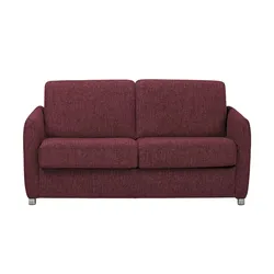 Betty Schlafsofa mit Faltbettfunktion Webstoff Betty , rot , Maße (cm): B: 162 H: 86 T: 97.0