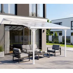 Westmann Alu Terrassenüberdachung Bruce 313 | Weiß | 300x313x270 cm - Weiß