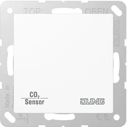 Jung CO2A2178BFWW KNX CO2-Sensor, Thermoplast, Serie AS/A, alpinweiß