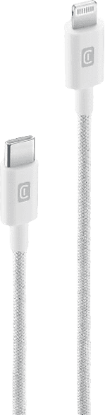 Cable USB-C a Lightning - CellularLine, 1.5 m, USB C Lightning, Apple, Blanco