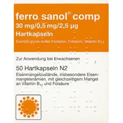 FERRO SANOL comp. Hartkaps.m.msr.überz.Pellets 50 St