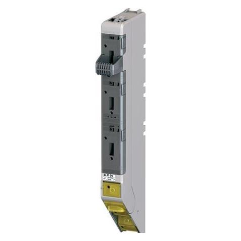 ABB SLD 00 3-pole sikringsafbryderliste DIN 00 til Kabeldon, 1-afgang 160A NH00, 4 moduler. nul klem (2CGX063050107)