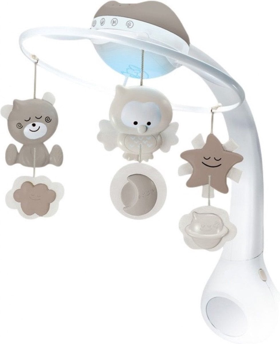Infantino Sweet Night 3 in 1 Muziekmobiel en Projector - Grijs
