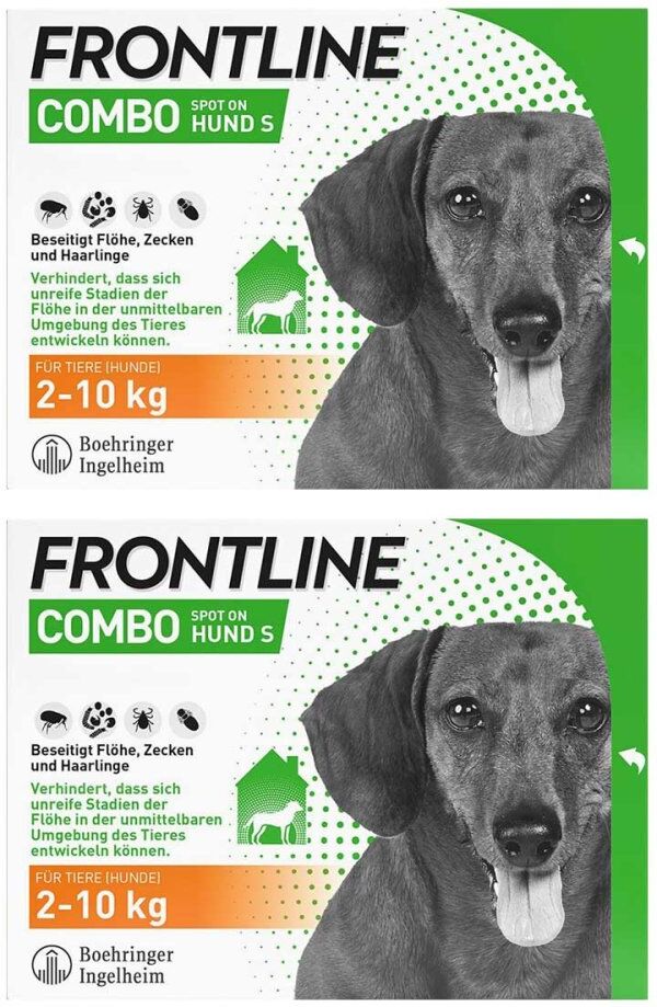 FRONTLINE COMBO® Spot On Hund S 2-10 kg 2x6stk