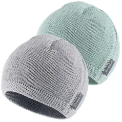 Tchibo - Sterntaler Strickmütze - Kinder - Gr. 41 - silber