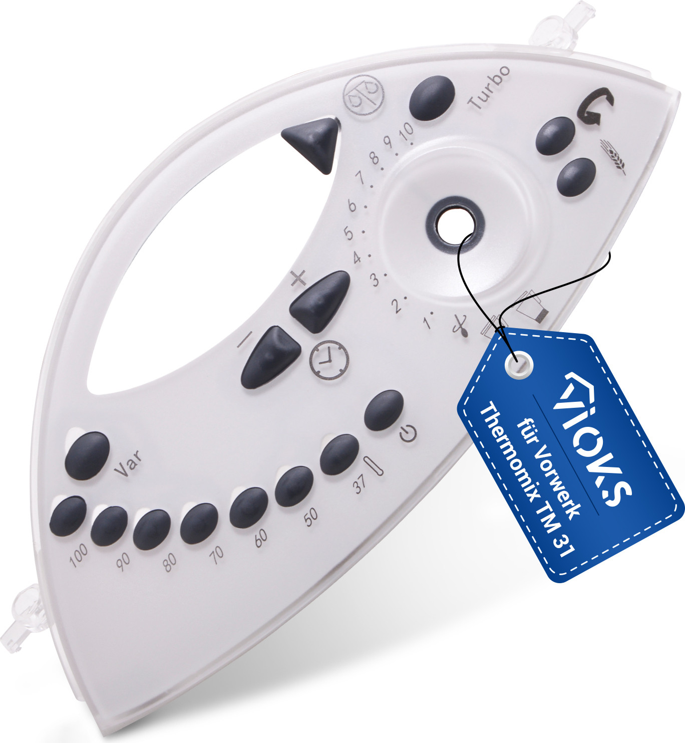 VIOKS Alternatieve voorplaat voor de Thermomix TM31 keukenmachine