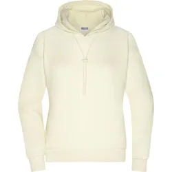 James & Nicholson Damen Lounge Kapuzen Sweater Sweatshirt 8033 vanilla XL