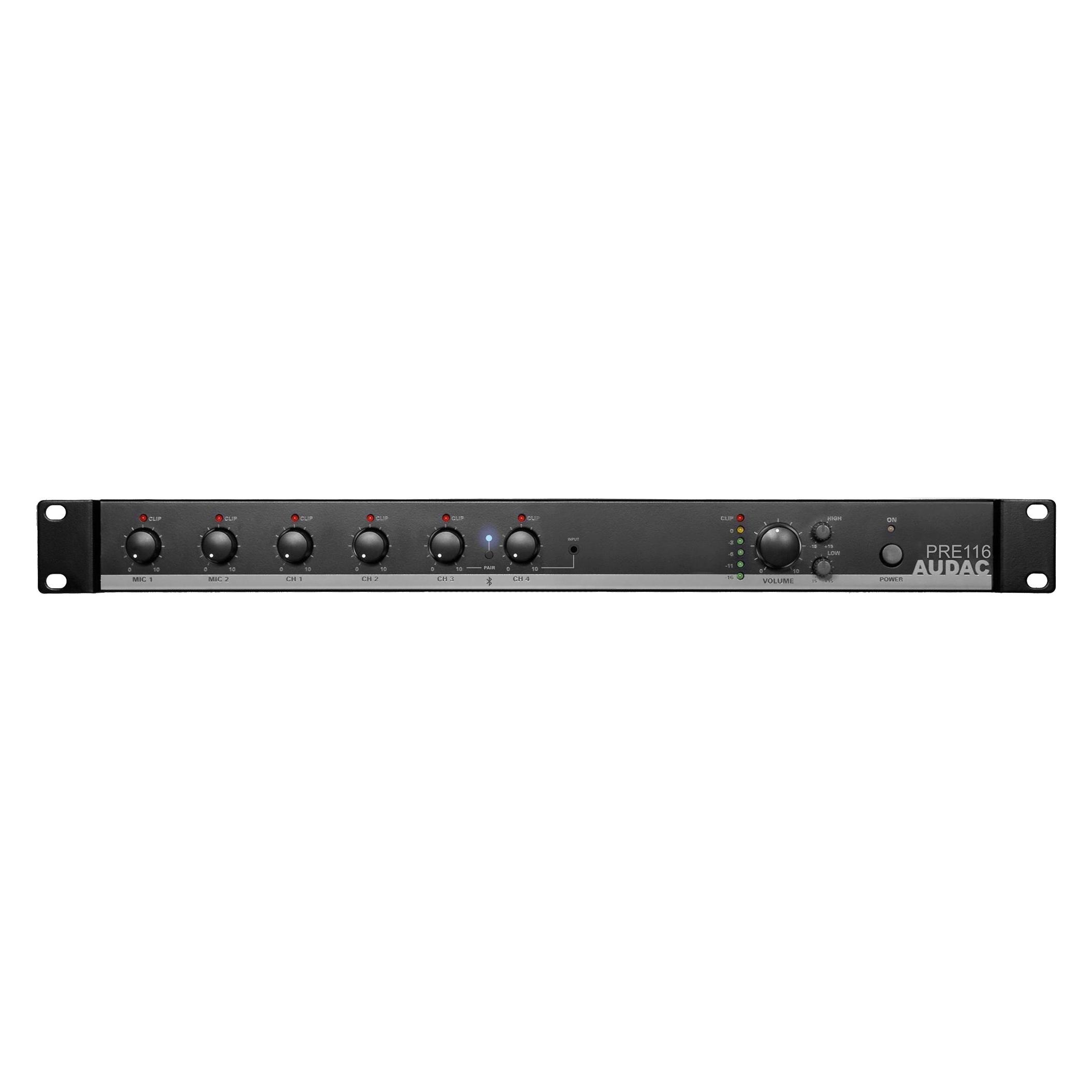 Audac PRE116 6-Kanal-Stereo-Vorverstärker (PRE116)