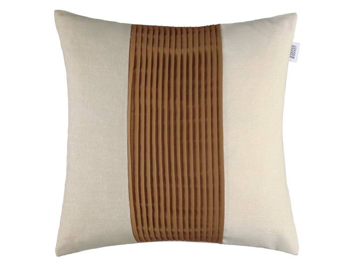 Dekokissen Scan , beige (natur, ethnomuster), B:45cm H:0,5cm L:45cm, Baumwolle, Polyester, SCHÖNER WOHNEN-KOLLEKTION, Dekokissen_Sitzkissen_Kissenhüllen, Dekokissen