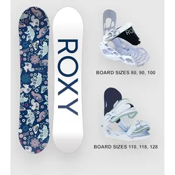 Roxy Poppy Package - Sm 2026 Kids Snowboard-Set no color Gr. 80