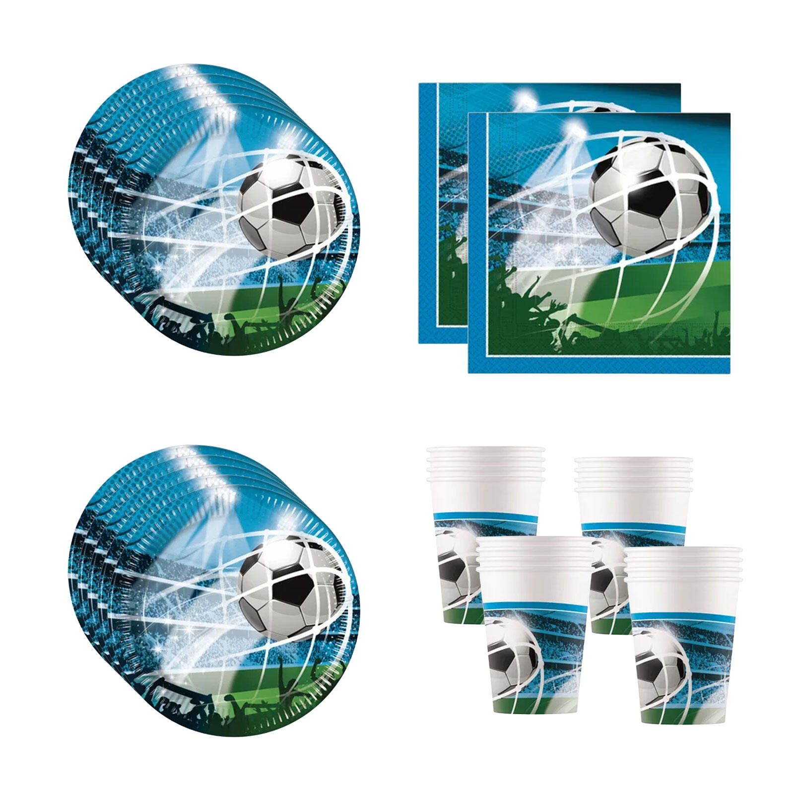 Procos Fußball Geburtstagsdekoration für Kindergeburtstage 93744_93746_93747