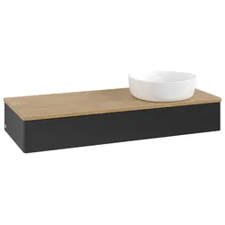 Villeroy & Boch Antao Waschtischunterschrank 1200x190x500mm L12011PD mit Beleuchtung FK/AP: PD/1