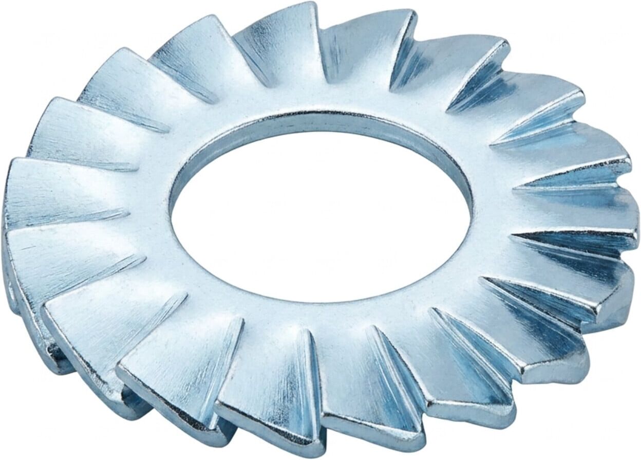 DIN 6798 Fächerscheibe Edelstahl A4 Form A 10,5mm Permeabilität < 1,1 ; Industrial Quality Supplies (067989440105000)