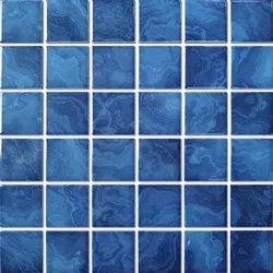 Keramik Mosaik Premium Mosaik dunkelblau 31x31 cm matt MOSBH25M