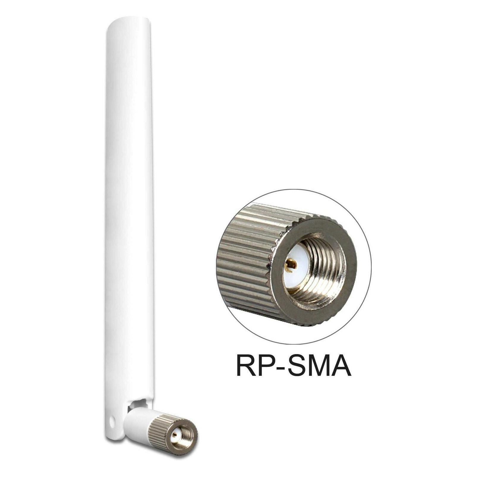 Delock WLAN Antenne, 2-5dBi, mit Kippgelenk (WLAN) (88460)