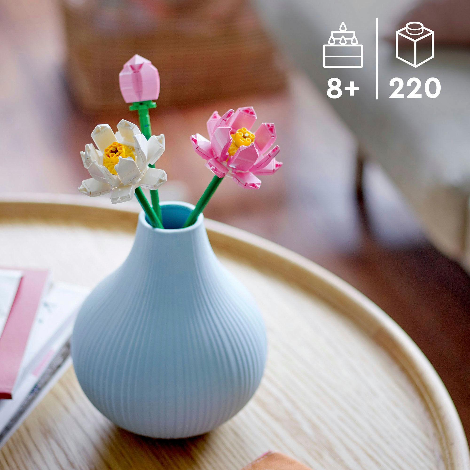 Konstruktionsspielsteine LEGO "Lotusblumen (40647), LEGO Botanicals", bunt, Spielbausteine, Kinder, Kunststoff, Konstruktionsspielsteine, Made in Europe