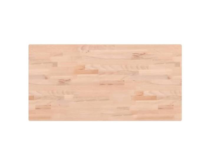 GKHPYURE Tischplatte rechteckig 100 x 50 x 2,5 cm Massivholz Buche Massivholz Buche unbehandelt Glatte Oberfläche Pflegeleichte Oberfläche Stehtisch Stehtisch Stehtisch