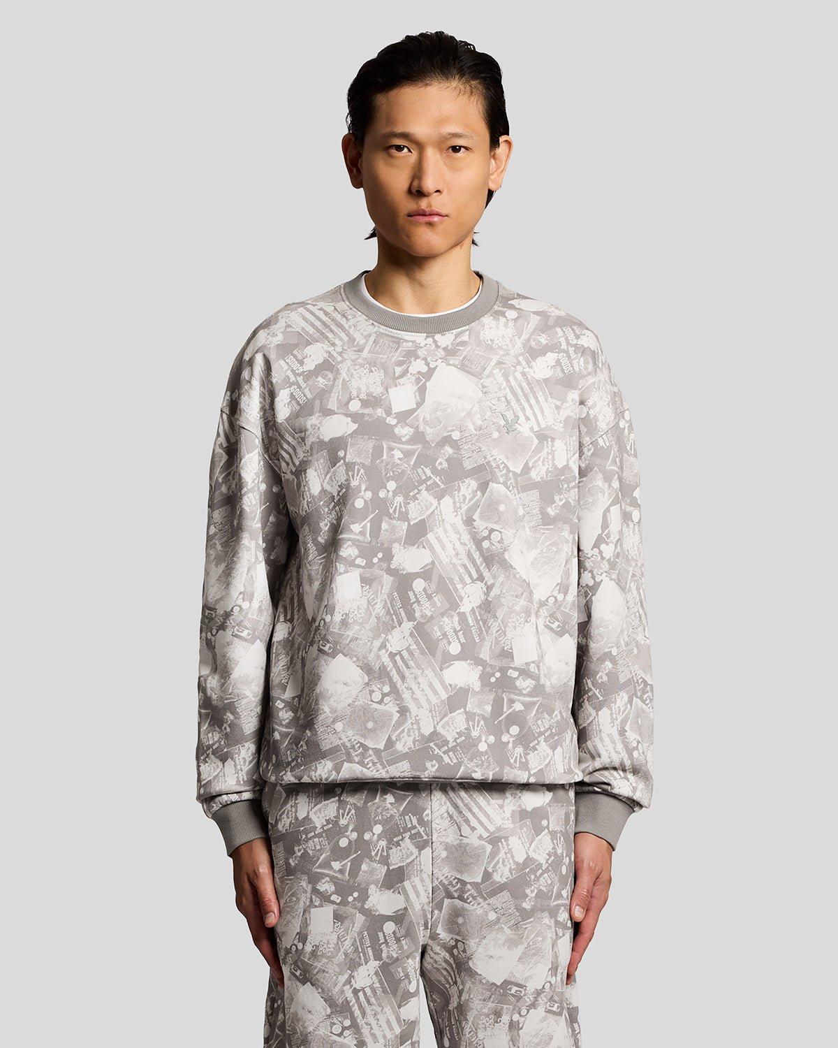 Industrielles Grafik-Sweatshirt