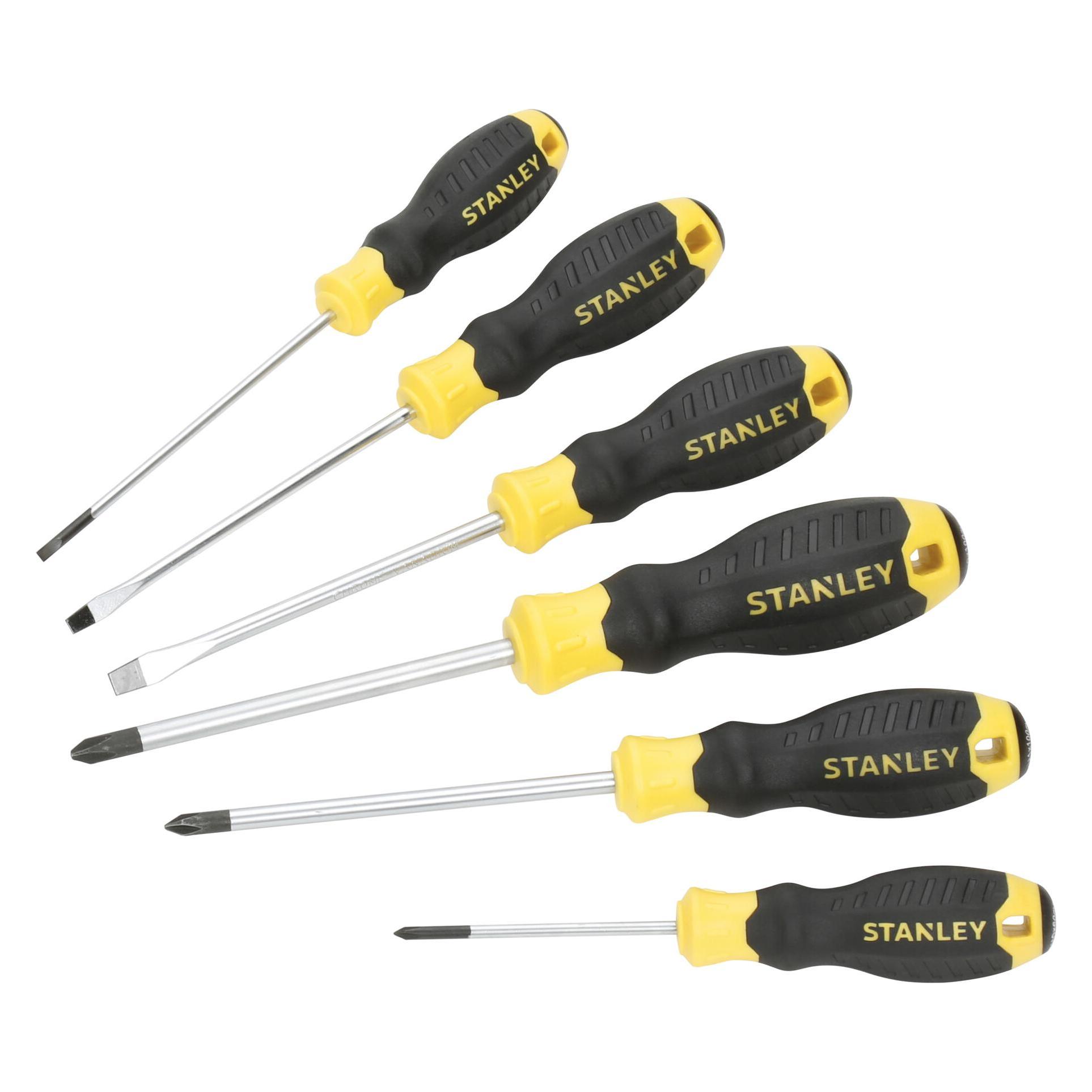 Stanley Schraubendreher-Set, 6-teilig (Schlitz) (53582403)