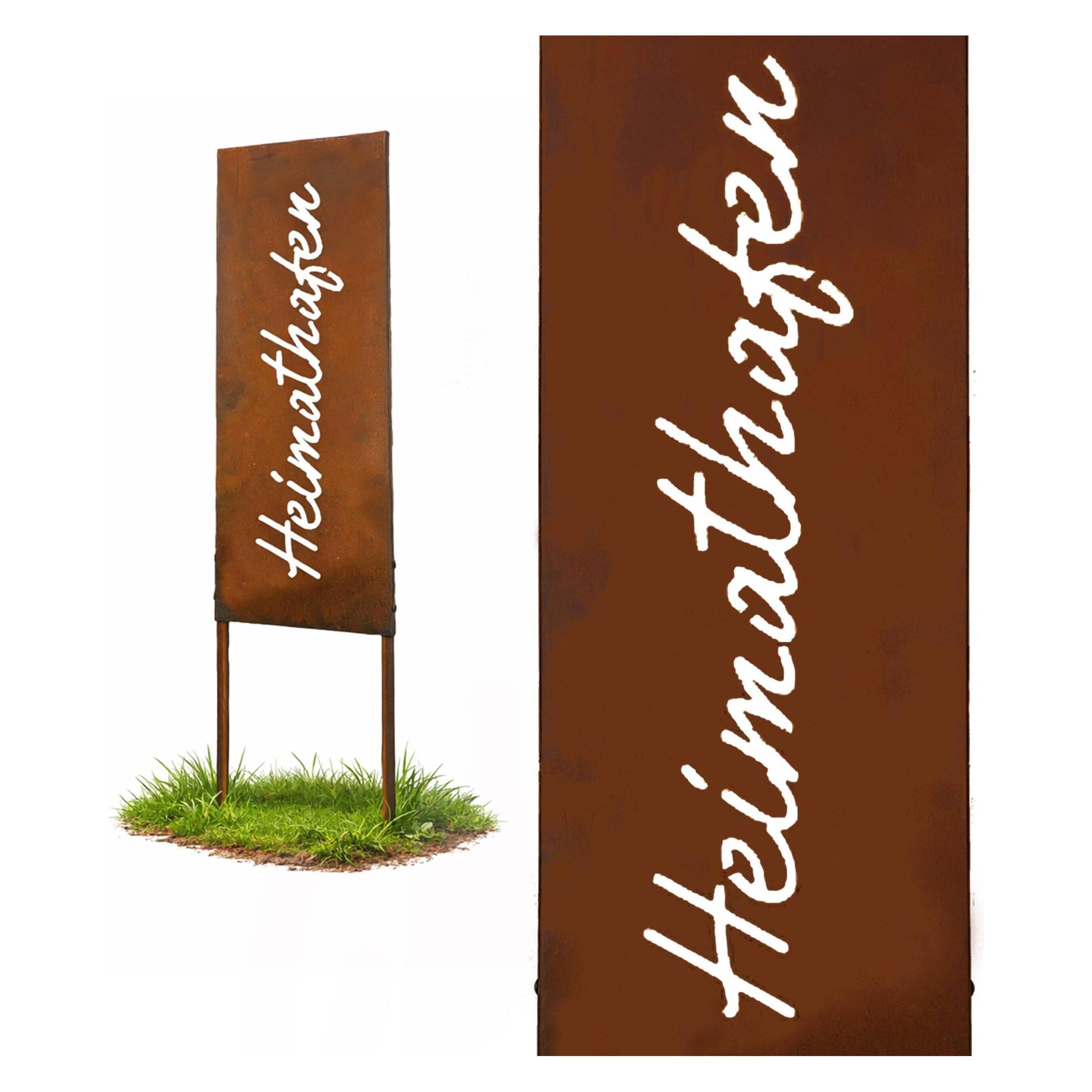 Relaxdays Edelrost-Gartendeko (4052025835477)