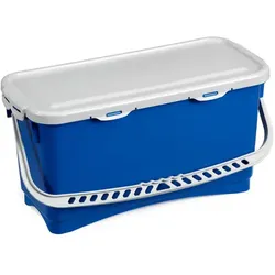 Mopbox TTS Hermetic Eimer mit Deckel und Griff blau 20 L für TTS Fahreimergestell und Reinigungswagen