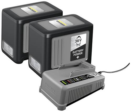 Kärcher Professional 2.445-071.0 Starter Kit Battery Power+ 36/60 Werkzeug-Akku und Ladegerät 36V 6.0Ah Li-Ion