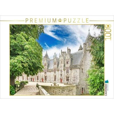 CALVENDO Puzzle Château de Josselin | 1000 Teile Lege-Größe 64x48cm Foto-Puzzle für glückliche Stunden