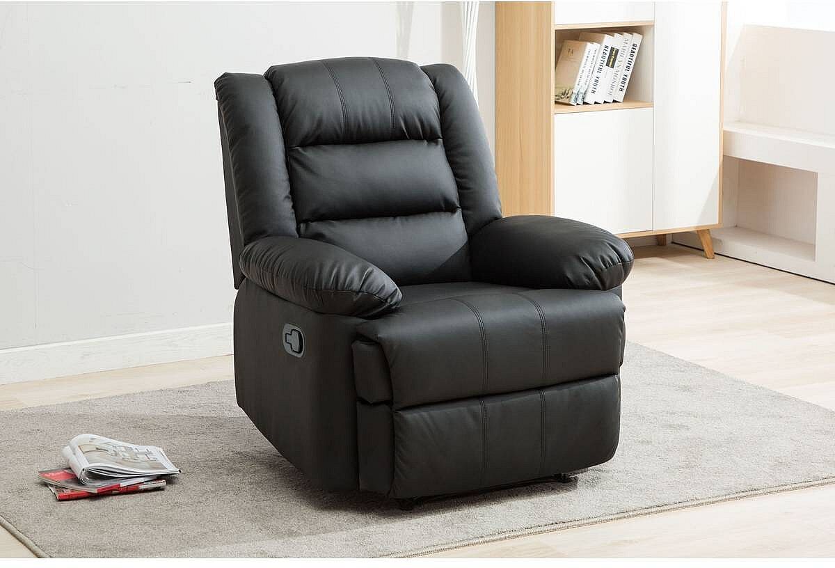 Habitat et jardin Sillón relax "Buckingham" - Negro