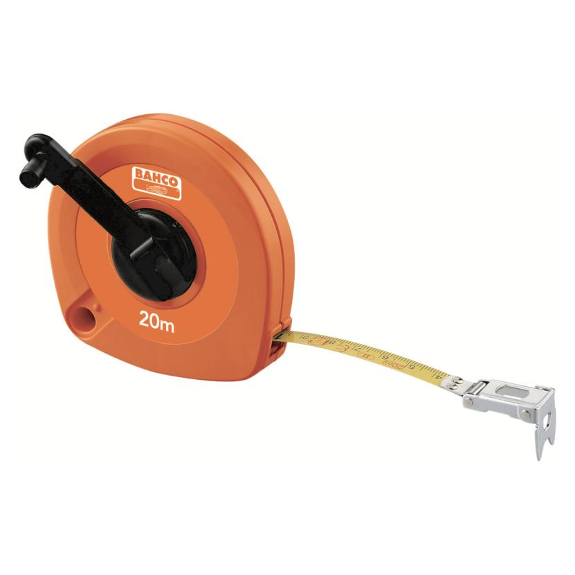 Bahco Langes Massband mit Stahlblatt, metrisch, 20 m (20 m) (LTG-20)