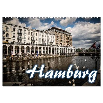 Hamburg (Wandkalender 2026 DIN A2 quer), CALVENDO Monatskalender