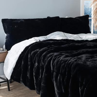 Chunky Panda Orca Bunny - Coma Inducer® Comforter Set - USA Heavyweight Filled - Frosted Black