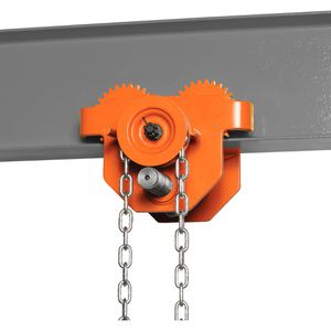 Unicraft Laufkatze HFW 1, 6171801, 1t Tragkraft, Haspelfahrwerk, Breite 55 - 220mm