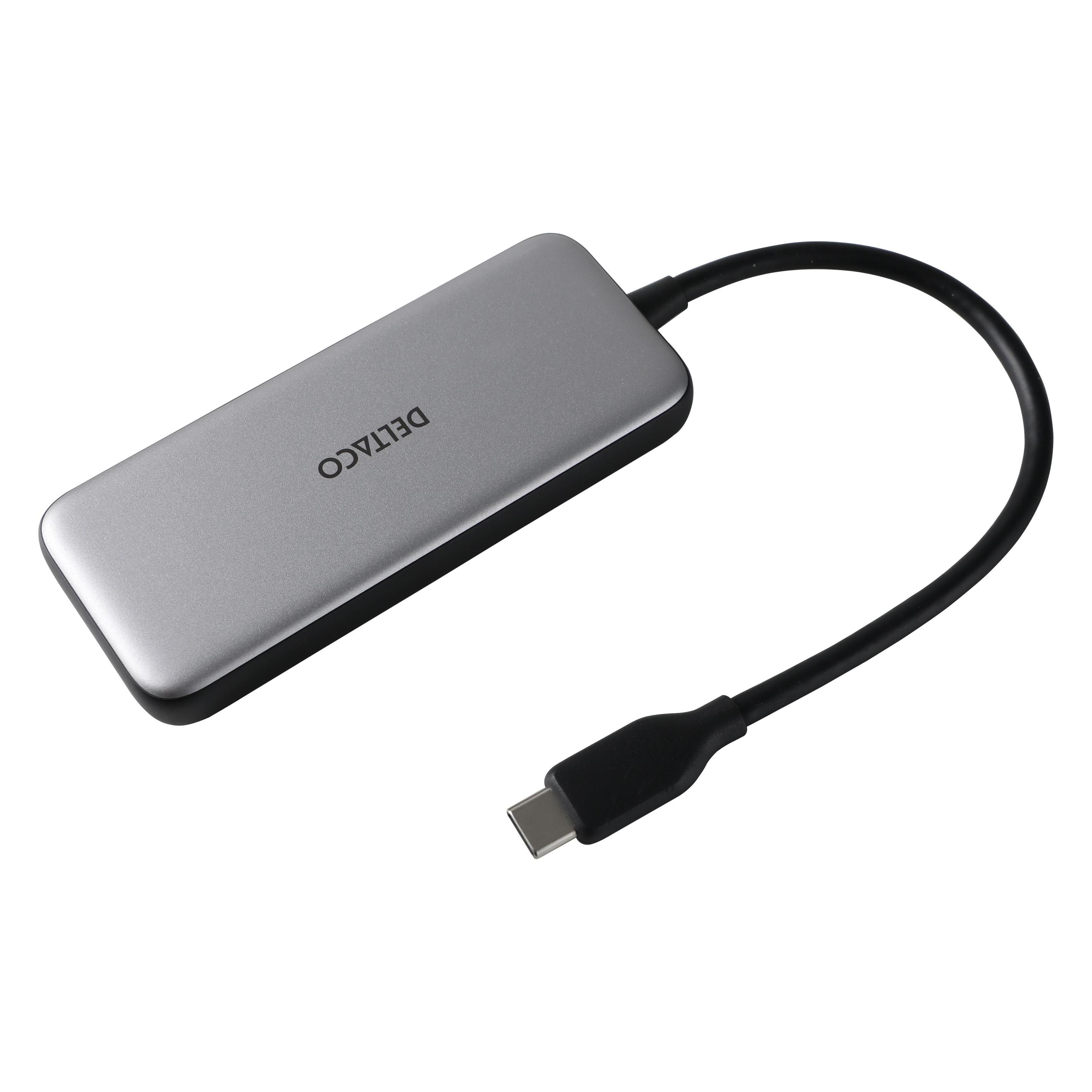 Deltaco USBC-HUB204 (USB-C, 4 Ports) (USBC-HUB204)