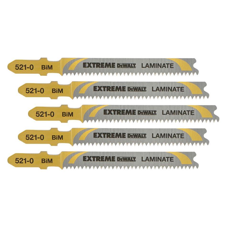 DeWalt Stichsaegeblatt BIM Laminat <15mm 5Stk (DT2080-QZ)
