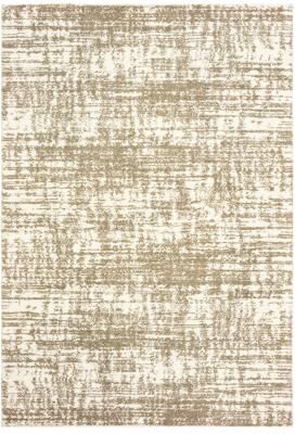 Strick & Bolton Style Haven Pilo Ivory and Taupe Distressed Area Rug