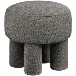 Ebuy24 Frida Pouf Ø43cm koks­grau.