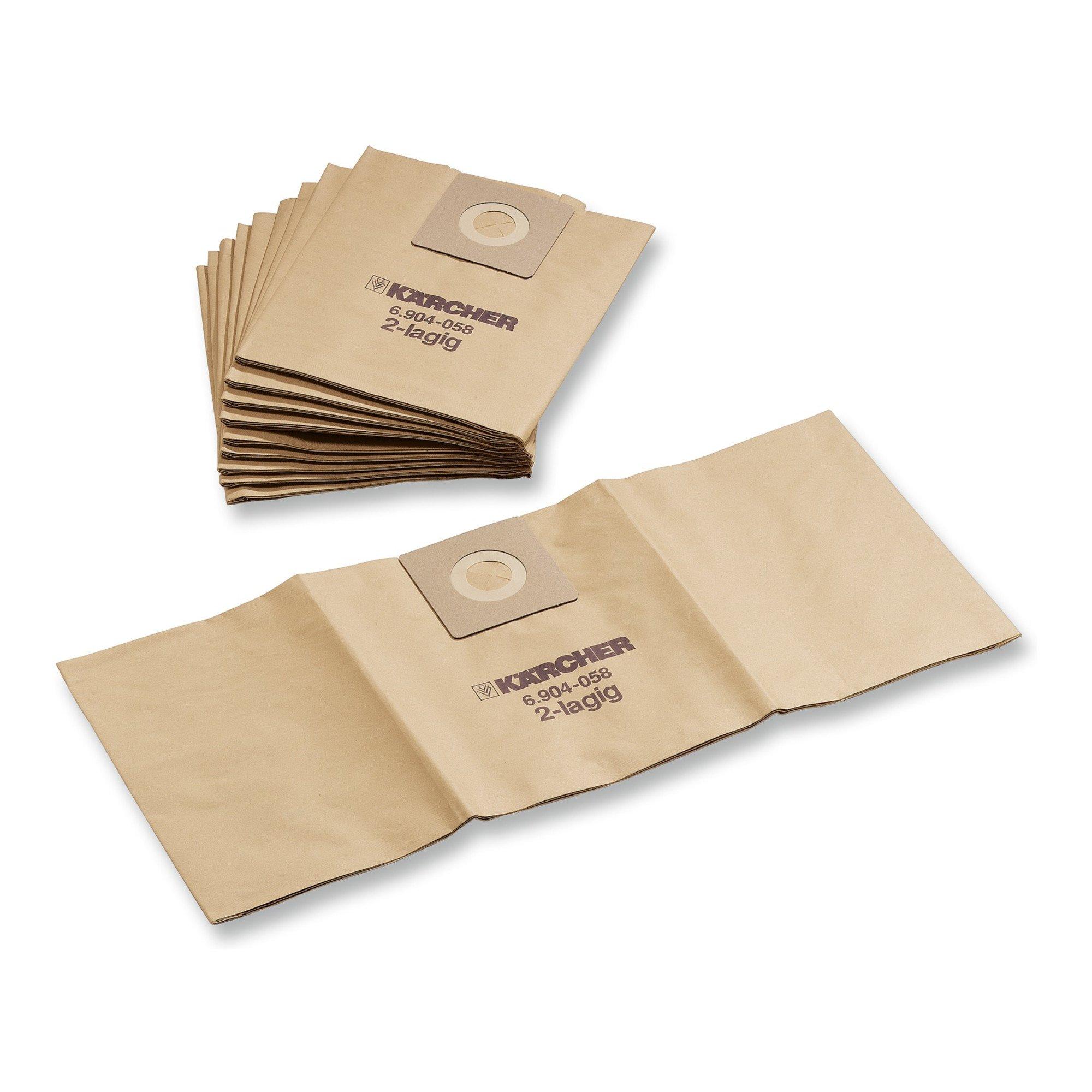 Kärcher Papierfiltertüten 2-lagig 200 St. T 12/1 Varianten. (6.904-318.0)