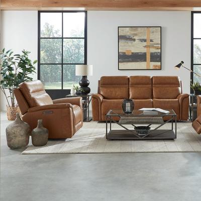 Liberty Furniture Cooper Living Room Power Leather Sets - Sofa, Recliner, Loveseat