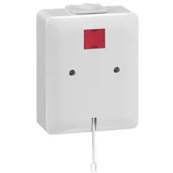 Honeywell PEHA 2-poliger Wechselschalter 10A 250V IP20, Steckklemme, Zugschnur, cremeweiss 1013, Schalter + Taster