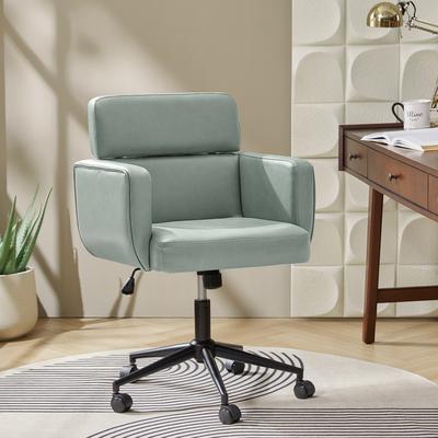HULALA HOME Rae Modern 360 Swivel Office Chair with Padded Armrests