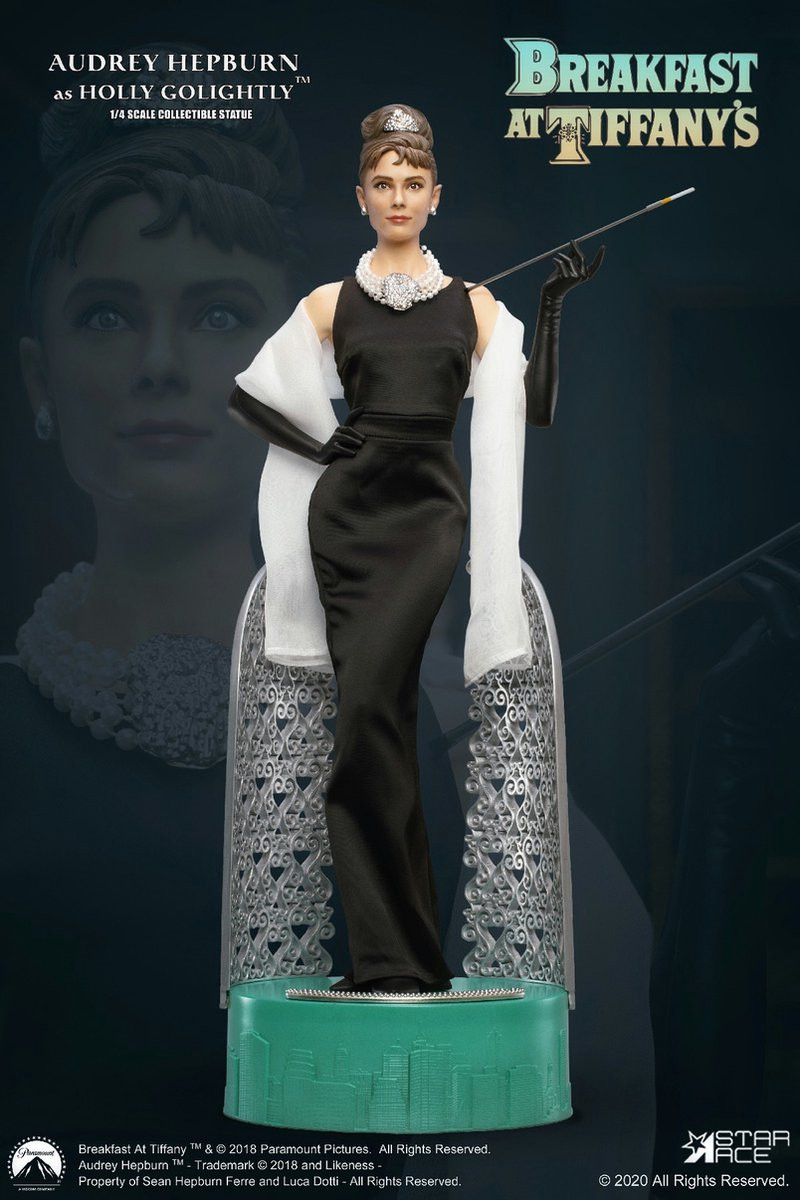 Sideshow Collectibles Breakfast at Tiffany’s Statue 1/4 Holly Golightly Audrey Hepburn Deluxe Ver. Hoogte: 52 cm