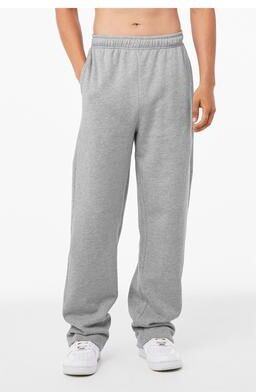 Bella + Canvas 3725 Sponge Fleece Straight Leg Sweatpants in Heather size 2XL